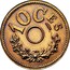 Luxembourg 10 Centimes Marie Adelaide Essai 1915 10 CES coin reverse