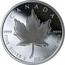 Canada 10 Dollars 2020 Canada Silver Pulsating Maple Leaf 2020 Proof FINE SILVER 2 OZ ARGENT PUR 9999 9999 CANADA coin reverse