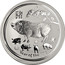Australia 10 Dollars 4th Portrait - Year of the Pig 2019 P Perth Mint Bullion Coin YEAR OF THE PIG P coin reverse
