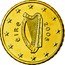Ireland 10 Euro Cent 1st map 2006 Proof KM# 35 ÉIRE 2002 coin obverse