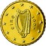 Ireland 10 Euro Cent Harp. 2nd Map 2007 Proof KM# 47 ÉIRE 2007 coin obverse