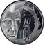 Ireland 10 Euro Samuel Beckett 2006 Proof KM# 45 10 EURO coin reverse