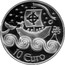 Ireland 10 Euro St. Brendan the Navigator 2011 Proof KM# 67 10 EURO coin reverse