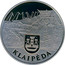 Lithuania 10 Litu Dedicated to Klaipeda 2002 Proof KM# 131 LIETUVA 10 LITŲ 2002 LMK coin obverse