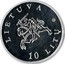 Lithuania 10 Litu Dedicated to Music 2010 Proof KM# 169 LIETUVA LMK 10 LITŲ coin obverse