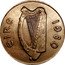Ireland 10 Pence Large type 1980 KM# 23 ÉIRE 1980 coin obverse
