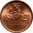 Lithuania 2 Centai 1936 KM# 80 Republic LIETUVA coin obverse