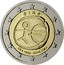Ireland 2 Euro 10th Anniversary of the Economic Monetary Union 2009 KM# 62 ÉIRE € AEA 1999 - 2009 EMU coin obverse