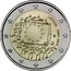 Lithuania 2 Euro (30 Years of EU Flag) LIETUVA 1985-2015 LMK coin obverse