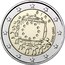Ireland 2 Euro 30th Anniversary of the Flag of Europe 2015 KM# 84 ÉIRE 1985-2015 ΓΣ coin obverse