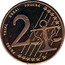 Cyprus 2 Euro Cent Probe trial prueba 2004 UNC X# Pn2 PROBE TRIAL ESSAI PRUEBA 2 coin reverse