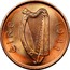 Ireland 2 Pence Magnetic 1988 KM# 21a ÉIRE 1996 coin obverse