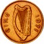 Ireland 2 Pence Non magnetic 1971 KM# 21 ÉIRE 1985 coin obverse