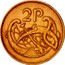Ireland 2 Pence Non magnetic 1971 KM# 21 2P coin reverse