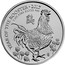 UK 2 Pounds Lunar Year of the Rooster 2017 BU YEAR OF ROOSTER ∙ 2007 1 OZ FINE SILVER 999 coin reverse