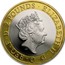UK 2 Pounds Shakespeare Tragedies Piedfort 2016 Proof ELIZABETH II • D • G • REG • F • D • 2 POUNDS • J.C coin obverse