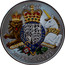 UK 2 Pounds The Royal Arms - Colored 2019 2019 1 OZ FINE SILVER 999 coin reverse