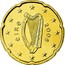 Ireland 20 Euro Cent 1st map 2006 Proof KM# 36 ÉIRE 2006 coin obverse