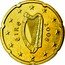 Ireland 20 Euro Cent Harp. 2nd Map 2008 KM# 48 ÉIRE 2010 coin obverse