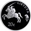Lithuania 20 Euro Mykolas Kleopas Oginskis 2015 Proof KM# 216 LIETUVA 2015 LMK 20 € coin obverse