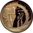 Ireland 20 Euro Samuel Beckett 2006 Proof KM# 46 20 EURO coin reverse