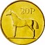 Ireland 20 Pence 1995 KM# 25 Decimal Coinage 20 P coin reverse