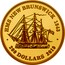 Canada 200 Dollars 1843 New Brunswick penny 2019 HMS NEW BRUNSWICK 1843 200 DOLLARS 2019 coin reverse