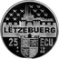 Luxembourg 25 ECU Jean & Josephine-Charlotte 1995 Proof X# 55 LETZEBUERG 25 ECU 1995 coin reverse