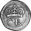 Ireland 3 Pence Ormonde ND (1644-1645) Varieties exist KM# 57 C R coin obverse