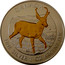 Canada 5 Dollars Pronghorn antelope (Gilted) 2013 CANADA 9999 ED FINE SILVER 1 OZ ARGENT PUR coin reverse