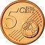 Ireland 5 Euro Cent Harp 2006 KM# 34 5 EURO CENT LL coin reverse