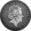 UK 5 Pounds Black Bull of Clarence. Antique Finish 2018 Antiqued 5 POUNDS ELIZABETH II D G REG F D J.C coin obverse