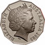 Australia 50 Cents Commonwealth Games Melbourne 2005 Proof KM# 769a ELIZABETH II AUSTRALIA 2005 IRB coin obverse