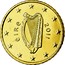 Ireland 50 Euro Cent Harp. 2nd Map 2011 Proof KM# 49 ÉIRE 2007 coin obverse