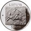 Lithuania 50 Litu 600th Anniversary of Christening of Samogitia 2013 Proof KM# 194 LIETUVA LMK 50 LITŲ coin obverse