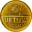Lithuania 50 Litu European Basketball Championship 2011 Proof KM# 176 LIETUVA 50 LITŲ LMK 2011 coin obverse