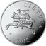 Lithuania 50 Litu Lithuanian nature - Pond Turtle 2012 Proof KM# 178 LIETUVA LMK 2012 coin obverse