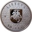 Lithuania 50 Litu Medininkai Castle 2006 Proof KM# 149 LIETUVA LMK 50 LITŲ coin obverse