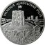 Lithuania 50 Litu Vilnius Upper Castle 2011 Proof KM# 219 VILNIAUS AUKŠTUTINĖ PILIS coin reverse