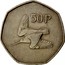 Ireland 50 Pence 1970 KM# 24 Decimal Coinage 50 P coin reverse