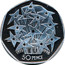 UK 50 Pence 25th Anniversary of EEC. Piedfort 1998 Proof 1993 EU 1998 50 PENCE coin reverse