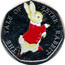 UK 50 Pence Beatrix Potter Peter Rabbit 2017 UNC THE TALE OF PETER RABBIT TM coin reverse