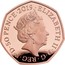 UK 50 Pence Paddington Bear waving 2019 Proof ∙ELIZABETH II∙D∙G∙REG∙F∙D∙50 PENCE∙2019 J.C coin obverse