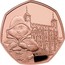 UK 50 Pence Paddington Station 2019 Proof DK coin reverse