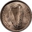 Ireland 6 Pence 1935 KM# 5 Sterling Coinage SAORSTAT ÉIREANN 19 28 coin obverse