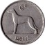 Ireland 6 Pence 1940 KM# 13 Republic 6D REUL coin reverse