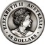 Australia 60 Dollars Australian Kangaroo 2019 ELIZABETH II AUSTRALIA JC • 60 DOLLARS • coin obverse