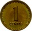 Lithuania Centas 1990 Republic 1 CENTAS coin obverse