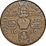 Ireland Crown James II Gun Money 1690 KM# 103.3 CHRIS TO VICT ORE TRI VMPHO ANO DOM 16 90 coin reverse