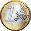 Ireland Euro Harp. 2nd Map 2009 KM# 50 1 EURO LL coin reverse